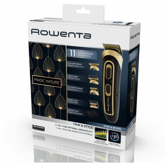  Триммер Rowenta TN9118F0 черный/золотистый 