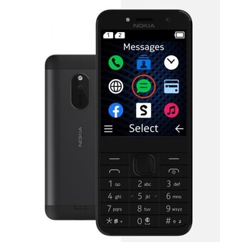  Мобильный телефон Nokia 230 TA-1609 DS Black 2024 