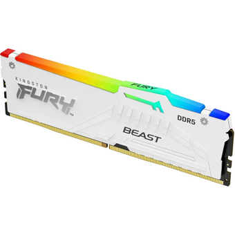  ОЗУ Kingston Fury Beast KF564C32BWA-32 DDR5 - 1x 32ГБ 6400МГц, DIMM, White, Ret 