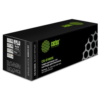  Набор картриджей лазерных Cactus CS-S1660S-4 черный, 1500 страниц, 4 шт., совместимый для Samsung ML-1660/1665/1667; ML-1860/1865 