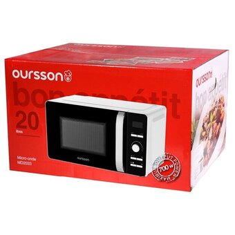  Микроволновая печь Oursson MD2033/WH белый /черный 