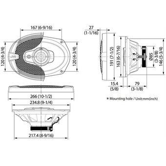  Колонки автомобильные Jvc CS-DR693 
