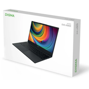  Ноутбук Digma Eve A5820 (DN15R3-8CXW02) Ryzen 3 3200U 8Gb SSD256Gb AMD Radeon 15.6" IPS FHD (1920x1080) Windows 11 Professional black 