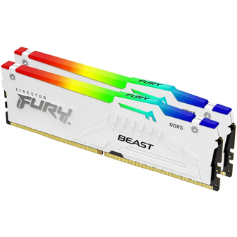  ОЗУ Kingston Fury Beast KF556C40BWAK2-32 DDR5 - 2x 16ГБ 5600МГц, DIMM, White, Ret 
