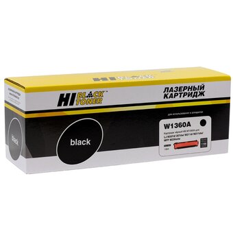  Картридж лазерный Hi-Black HB-W1360A черный, 1150 страниц, совместимый для LJ M207d/207dw/211d/211dw, MFP M236sdw без чипа 