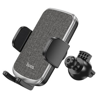  Автодержатель HOCO CA94 Polaris push-type air outlet, black 