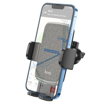  Автодержатель HOCO CA94 Polaris push-type air outlet, black 