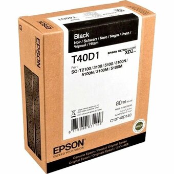  Картридж Epson C13T40D140 T40D1 SC-T3100 Black 