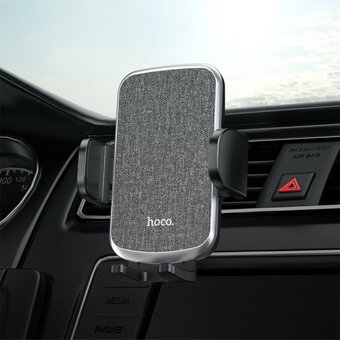  Автодержатель HOCO CA94 Polaris push-type air outlet, black 
