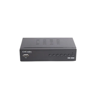  Ресивер DVB-T2 Сигнал HD-350 черный 