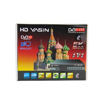  Ресивер DVB-T2 HD YASIN T777 