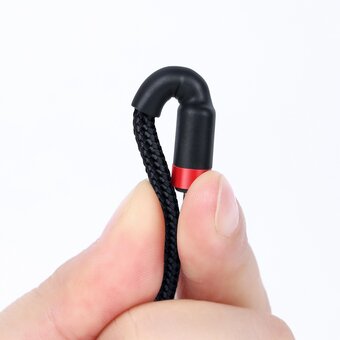  Дата-кабель Baseus Cafule PD2.0 (CATKLF-G91) 60W flash charging USB cable (20V 3A) type-C 1м красно-чёрный 