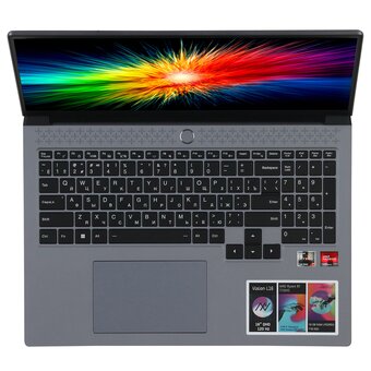  Ноутбук Machcreator Vision L16 (JB0C1D001RU) 16" AMD Ryzen 7 7735HS 16 ГБ LPDDR5X 1024 ГБ SSD AMD Radeon 680M Windows 11 Pro серый 1.9 кг 
