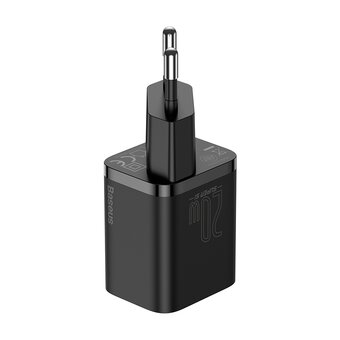  СЗУ Baseus Super Si TZCCSUP-B01 Quick Charger 1C 20W EU Sets Black 