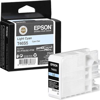  Картридж Epson T46S5 C13T46S500 светло-голубой для SC-P700 