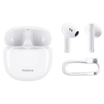  Наушники беспроводные Baseus Bowie E13 True Wireless Earphones Moon White 