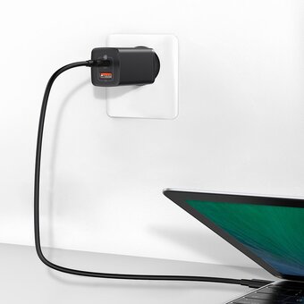  СЗУ Baseus GaN2 CCGAN2L-B01 Lite Quick Charger C+U 65W EU Black 