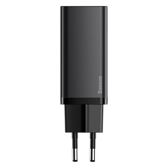  СЗУ Baseus GaN2 CCGAN2L-B01 Lite Quick Charger C+U 65W EU Black 