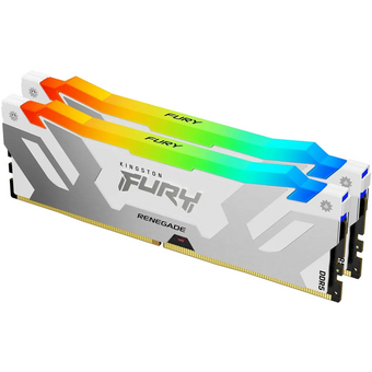  ОЗУ Kingston Fury Renegade KF564C32RWAK2-32 DDR5 - 2x 16ГБ 6400МГц, DIMM, White, Ret 