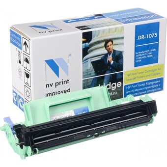  Драм-картридж лазерный NV Print NV-DR1075 черный, 10000 страниц, совместимый для Brother HL-1110R, HL-1112R, DCP-1510R (DR-1075) 