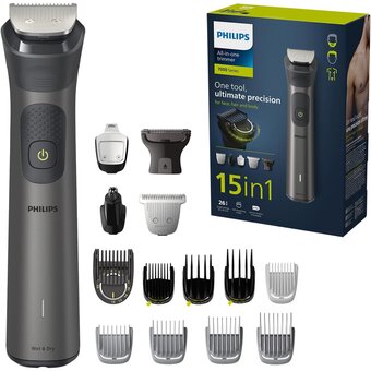  Триммер Philips MG7950/15 серый (насадок в компл 15шт) 