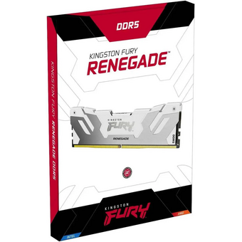  ОЗУ Kingston Fury Renegade KF576C38RW-16 DDR5 - 1x 16ГБ 7600МГц, DIMM, White, Ret 