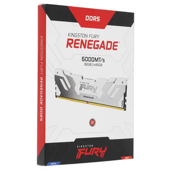  ОЗУ Kingston Fury Renegade KF560C32RW-16 DDR5 - 1x 16ГБ 6000МГц, DIMM, White, Ret 