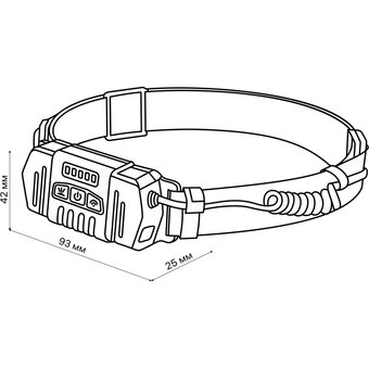  Фонарь RITTER 56204 черный 