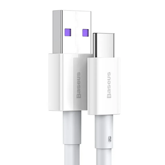  Дата-кабель Baseus Superior (CATYS-A02) Fast Charging USB to Type-C 66W 2m White 