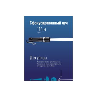  Фонарь ручной КОСМОС KOS112Lit 