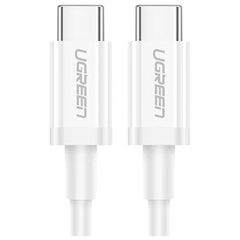  Кабель UGREEN US264 60520 USB-C 2.0 Male To USB-C 2.0 Male 3A Data Cable 2m White 