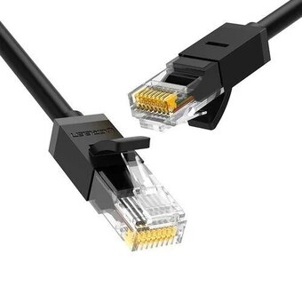  Кабель UGREEN NW101 50192 Cat 6 U/UTP Pure Copper Ethernet Cable 2m Black 