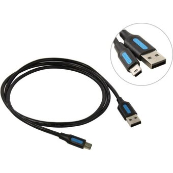  Кабель Vention COMBF USB 2.0 AM/mini B 5pin 1м 