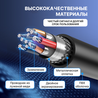  Кабель Vention COPBC USB 3.0 AM/micro B 0,25м 
