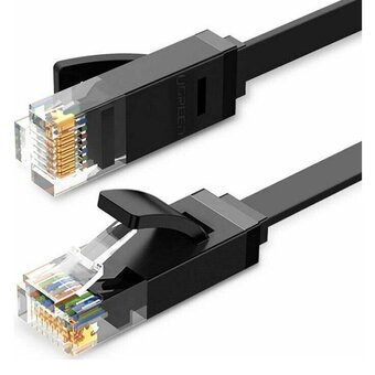  Кабель UGREEN NW101 50192 Cat 6 U/UTP Pure Copper Ethernet Cable 2m Black 