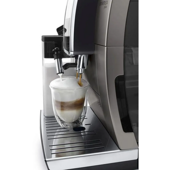 Кофемашина DeLonghi Dinamica Plus ECAM380.95.TB черный/серый 