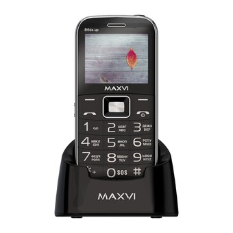  Мобильный телефон Maxvi B6ds up black 