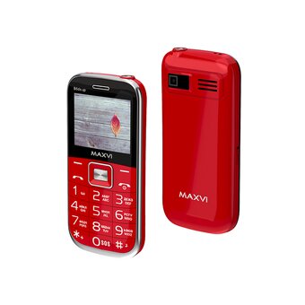  Мобильный телефон Maxvi B6ds up red 