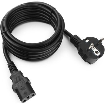  Кабель питания Cablexpert PC-186-1-3M Schuko- C13 3x1кв.мм 3м черный 