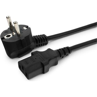 Кабель питания Cablexpert PC-186-1-3M Schuko- C13 3x1кв.мм 3м черный 