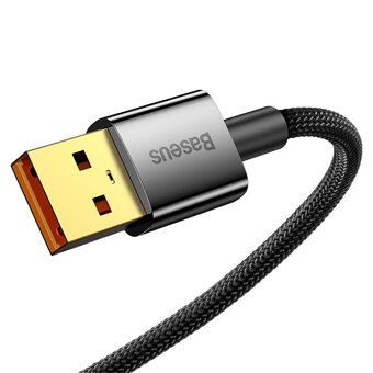  Дата-кабель Baseus Explorer (CATS000301) Auto Power-Off Fast Charging USB to Type-C 100W 2m Black 