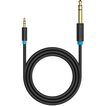  Кабель аудио Vention BABBH Jack 6,5 mm M/3,5 M 2м 