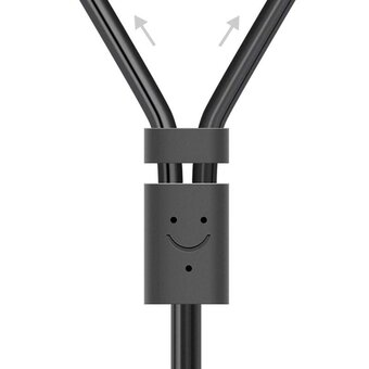  Кабель UGREEN AV102 10510 3.5mm Male to 2 RCA Male Audio Cable 2m Gray 