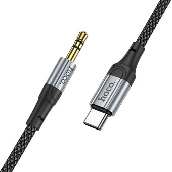  Аудио-адаптер HOCO UPA26 Fresh digital audio conversion cable Type-C черный 