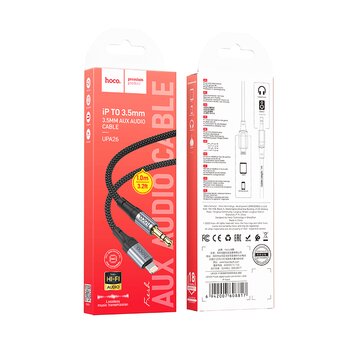  Аудио-адаптер HOCO UPA26 Fresh digital audio conversion cable iP черный 