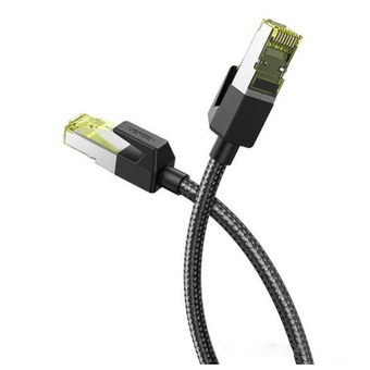  Кабель UGREEN NW150 80423 CAT7 Shielded Round Cable with Braided Modular Plugs 2m Black 