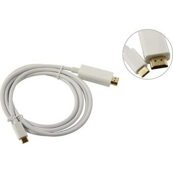  Кабель-адаптер ExeGate EX-CM-HDMI2M-0.1 EX294722RUS Type C-HDMI USB Type C/19M 4K 120HZ 8K 30Hz 1,8м 