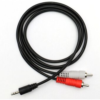  Кабель Perfeo J2005 Jack 3.5 мм вилка - 2xRCA вилка 5м 