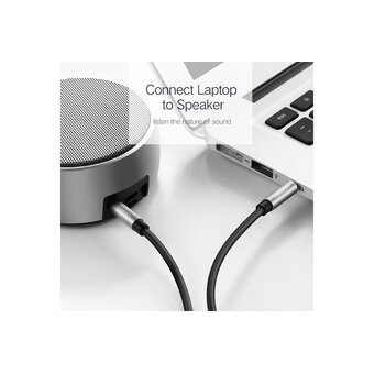  Кабель UGREEN AV119 10736 3.5mm Male to 3.5mm Male Cable 3m Black 