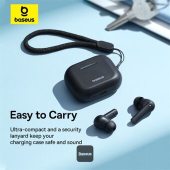  Наушники bluetooth TWS Baseus Bowie E17 Black 
